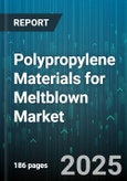 Polypropylene Materials for Meltblown Market by Application (Environmental, Filtration, Hygiene), Grade (Block Copolymer, Homopolymer, Impact Copolymer), Polypropylene Source, Melt Flow Index - Global Forecast 2025-2030- Product Image