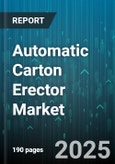 Automatic Carton Erector Market by Control Type (Hardwired, Pc Based, Plc), Packaging Material (Corrugate, Paperboard), Automation Level, Machine Type, Output Capacity, End-User Industry - Global Forecast 2025-2030- Product Image