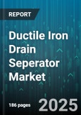 Ductile Iron Drain Seperator Market by Type (Coalescing, Cyclonic, Filtration), End Use (Chemicals & Petrochemicals, Food & Beverage, Mining), Pressure Rating, Flow Rate, Installation, Sales Channel - Global Forecast 2025-2030- Product Image