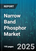 Narrow Band Phosphor Market by Application (Display Backlighting, LED Lighting, Signage), Product Type (Nitride, Oxynitride, Sulfide), Light Source, Distribution Channel, End Use Industry - Global Forecast 2025-2030- Product Image