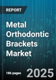 Metal Orthodontic Brackets Market by Material (Stainless Steel, Titanium), Distribution Channel (Offline, Online), Application, End User, Bracket Type - Global Forecast 2025-2030- Product Image