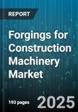 Forgings for Construction Machinery Market by Product Type (Closed Die Forgings, Open Die Forgings, Ring Forgings), Application (Bulldozers, Cranes, Drilling Machines), Material, Manufacturing Process, Distribution Channel - Global Forecast 2025-2030- Product Image
