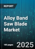 Alloy Band Saw Blade Market by Material (Bi-Metal, Carbide, Carbide Tipped), Application (Automotive, Construction, Metalworking), End User, Distribution Channel, Tooth Configuration - Global Forecast 2025-2030- Product Image