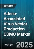 Adeno-Associated Virus Vector Production CDMO Market by Service Type, Production Scale, Expression System, Production Platform, Therapeutic Application, End User, Serotype - Global Forecast 2025-2030- Product Image