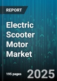 Electric Scooter Motor Market by Motor Type (Geared Motor, Hub Motor), Sales Channel (Offline, Online), Power Output, End User, Application, Voltage - Global Forecast 2025-2030- Product Image