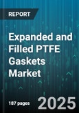 Expanded and Filled PTFE Gaskets Market by End-Use Industry (Chemicals, Food & Beverage, Oil & Gas), Product Type (Expanded PTFE, Filled PTFE), Application, Filler Material, Sales Channel - Global Forecast 2025-2030- Product Image