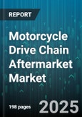 Motorcycle Drive Chain Aftermarket Market by Product Type (Non O-Ring Chains, O-Ring Chains, X-Ring Chains), Distribution Channel (Offline, Online), Material, Chain Pitch, End Use, Vehicle Type, Price Range - Global Forecast 2025-2030- Product Image