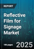 Reflective Film for Signage Market by Product Type (Calendered Film, Cast Film, Magnetic Film), Application (Backlit Graphics, Ceiling Graphics, Floor Graphics), Distribution Channel, End Use, Material Type, Installation Type, Thickness - Global Forecast 2025-2030- Product Image