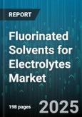 Fluorinated Solvents for Electrolytes Market by Application (Energy Storage Systems, Lithium Ion Batteries, Supercapacitors), End Use (Consumer Electronics, Electric Vehicles, Energy Utilities), Product Type, Purity Grade, Technology, Purchase Mode - Global Forecast 2025-2030- Product Image