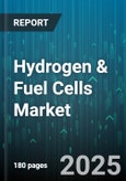 Hydrogen & Fuel Cells Market by Technology Type (Alkaline Fuel Cell, Direct Methanol Fuel Cell, Molten Carbonate Fuel Cell), Application (Material Handling, Portable Power, Stationary Power), End-User Industry, Power Output, Hydrogen Source - Global Forecast 2025-2030- Product Image