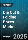 Die Cut & Folding Boxes Market by Type (Corrugated Die Cut Boxes, Folding Cartons, Rigid Boxes), Material Type (Corrugated Board, Metal, Paperboard), End Use Industry, Printing Technology, Distribution Channel - Global Forecast 2025-2030- Product Image