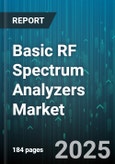 Basic RF Spectrum Analyzers Market by Analyzer Type (Benchtop, Handheld, Pc Integrated), Frequency Range (20 to 50 GHz, 3 to 6 GHz, 6 to 20 GHz), Application, End User, Distribution Channel - Global Forecast 2025-2030- Product Image
