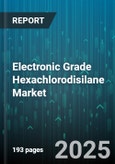 Electronic Grade Hexachlorodisilane Market by Product Type (Gas, Liquid), Application (Chemical Vapor Deposition, Epitaxial Growth, Semiconductor Etching), End Use Industry, Distribution Channel - Global Forecast 2025-2030- Product Image