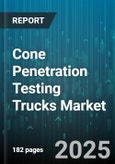 Cone Penetration Testing Trucks Market by End User Industry (Construction, Mining, Oil Gas), Application (Environmental Assessment, Geotechnical Engineering, Soil Investigation), Mobility Platform, Drivetrain, Deployment Mode - Global Forecast 2025-2030- Product Image