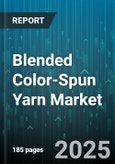Blended Color-Spun Yarn Market by Distribution Channel (Offline, Online), Application (Apparel, Home Textiles, Industrial Textiles), Yarn Count, Product Type, Fiber Type - Global Forecast 2025-2030- Product Image