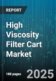 High Viscosity Filter Cart Market by Filter Type (Bag Filter, Cartridge Filter, Spin-On Filter), Viscosity Range (100-500 Cp, 500-1000 Cp, >1000 Cp), Application, End User, Distribution Channel - Global Forecast 2025-2030- Product Image