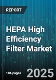 HEPA High Efficiency Filter Market by Distribution Channel (Aftermarket, Original Equipment Manufacturers), Media Type (Glass Fiber, Microfiber, Synthetic), Filter Type, End User, Application, Filter Grade - Global Forecast 2025-2030- Product Image