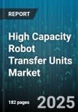 High Capacity Robot Transfer Units Market by End User (Automotive, Electronics, Food and Beverage), Product Type (Articulated Robot, Delta Robot, Gantry Robot), Application, Payload - Global Forecast 2025-2030- Product Image