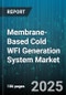 Membrane-Based Cold WFI Generation System Market by End User (Biotechnology Companies, Contract Research Organizations, Cosmetics), Membrane Type (Nanofiltration, Pervaporation, Reverse Osmosis), Capacity, Material, Delivery Mode - Global Forecast 2025-2030 - Product Thumbnail Image