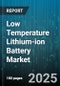 Low Temperature Lithium-ion Battery Market by Application (Aerospace & Defense, Consumer Electronics, Electric Vehicle), Chemistry (Lithium Iron Phosphate, Lithium Manganese Oxide, Lithium Titanate Oxide), Form Factor, Capacity, Distribution Channel - Global Forecast 2025-2030 - Product Image