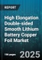 High Elongation Double-sided Smooth Lithium Battery Copper Foil Market by Application (Cylindrical Cell, Pouch Cell, Prismatic Cell), End User (Consumer Electronics, Electric Vehicles, Energy Storage), Thickness, Production Process, Sales Channel - Global Forecast 2025-2030 - Product Image