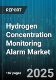 Hydrogen Concentration Monitoring Alarm Market by End User Industry (Automotive, Chemical & Petrochemical, Electronics & Semiconductor), Alarm Type (Fixed, Portable), Power Source, Concentration Range, Installation Location - Global Forecast 2025-2030- Product Image