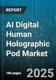AI Digital Human Holographic Pod Market by Industry Vertical (Corporate, Education, Entertainment), Component (Connectivity Module, Display, Processor), Application, Technology, Deployment Mode - Global Forecast 2025-2030- Product Image