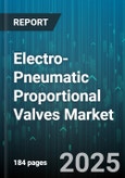 Electro-Pneumatic Proportional Valves Market by Sales Channel (Aftermarket, OEM), Valve Type (Proportional Valve, Solenoid Valve), Actuation Type, Flow Rate, Operating Pressure, Material, Application, End Use Industry - Global Forecast 2025-2030- Product Image