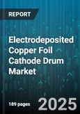 Electrodeposited Copper Foil Cathode Drum Market by Application, Foil Thickness, Roughness Grade, End Use Industry, Surface Treatment - Global Forecast 2025-2030- Product Image