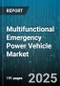 Multifunctional Emergency Power Vehicle Market by Fuel Type (Battery Storage, Diesel, Gasoline), Application (Construction, Data Center, Healthcare), Power Rating, End User Industry, Technology, Mobility, Sales Channel - Global Forecast 2025-2030 - Product Thumbnail Image