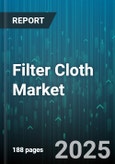 Filter Cloth Market by End Use Industry (Chemical, Food & Beverage, Mining), Material Type (Knitted, Nonwoven, Woven), Filtration Method, Filter Mechanism, Shape - Global Forecast 2025-2030- Product Image