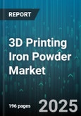 3D Printing Iron Powder Market by End User Industry (Aerospace, Automotive, Consumer Goods), Type (Carbonyl, Gas Atomized, Water Atomized), Printing Technology, Particle Size Range, Powder Morphology - Global Forecast 2025-2030- Product Image