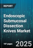 Endoscopic Submucosal Dissection Knives Market by Product Type (Clutch Cutter, Dual Knife, Hook Knife), Mode (Disposable, Reusable), End User, Application, Material - Global Forecast 2025-2030- Product Image