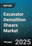Excavator Demolition Shears Market by Application (Building Demolition, Industrial Dismantling, Scrap Recycling), Type (Dual Boom, Single Boom), Excavator Size, End User, Power Source - Global Forecast 2025-2030- Product Image