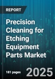 Precision Cleaning for Etching Equipment Parts Market by Cleaning Method (Aqueous Cleaning, CO2 Cleaning, Solvent Cleaning), Equipment Type (Batch Cleaning Machine, in-Line Cleaning Machine), End Use Industry, Material Type, Process Stage - Global Forecast 2025-2030- Product Image