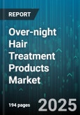 Over-night Hair Treatment Products Market by Product Type (Cream, Mask, Oil), Distribution Channel (E Commerce, Pharmacy, Salon Channel), Hair Concern, Application, End User, Price Range, Packaging Type, Gender, Age Group - Global Forecast 2025-2030- Product Image