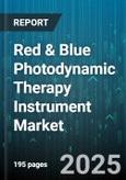 Red & Blue Photodynamic Therapy Instrument Market by Light Source (Blue, Combined, Red), Application (Cosmetic Treatment, Medical Treatment), End User, Technology, Distribution Channel, Wavelength - Global Forecast 2025-2030- Product Image