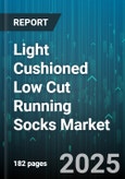 Light Cushioned Low Cut Running Socks Market by Material (Cotton, Synthetic, Wool Blend), Distribution Channel (E-Commerce, Mass Merchandisers, Specialty Stores), End User, Price Range, Performance Feature, Color - Global Forecast 2025-2030- Product Image