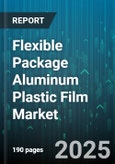 Flexible Package Aluminum Plastic Film Market by End-Use Industry, Material Composition, Packaging Format, Application, Thickness Category, Print Design - Global Forecast 2025-2030- Product Image