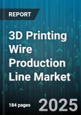 3D Printing Wire Production Line Market by Material Type (Acrylonitrile Butadiene Styrene, Nylon, Polyethylene Terephthalate Glycol), End Use Industry (Aerospace, Automotive, Consumer Goods), Application, Diameter - Global Forecast 2025-2030- Product Image