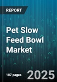Pet Slow Feed Bowl Market by Pet Type (Cats, Dogs), Material (Ceramic, Plastic, Silicone), Distribution Channel, Capacity, Shape, Price Range - Global Forecast 2025-2030- Product Image