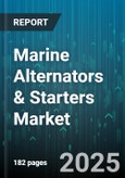 Marine Alternators & Starters Market by Product Type (Alternators, Starter Motors), Vessel Type (Commercial Vessels, Military Vessels, Recreational Vessels), End Use, Distribution Channel, Voltage, Engine Power Rating - Global Forecast 2025-2030- Product Image