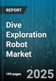 Dive Exploration Robot Market by Vehicle Type (Autonomous Underwater Vehicle, Remotely Operated Vehicle), Application (Environmental Monitoring, Inspection and Maintenance, Military and Defense), Depth Range, Propulsion, End Use - Global Forecast 2025-2030- Product Image