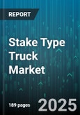 Stake Type Truck Market by Weight Class (Heavy Duty, Light Duty, Medium Duty), Fuel Type (Diesel, Electric, Gasoline), Application, Drive Configuration, Vehicle Type, Fleet Size, Sales Channel - Global Forecast 2025-2030- Product Image
