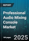 Professional Audio Mixing Console Market by Application (Broadcast, Film Production, Live Sound), Console Type (Analog, Digital, Hybrid), Channel Count, Distribution Channel, End User, Price Range - Global Forecast 2025-2030- Product Image