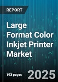 Large Format Color Inkjet Printer Market by Printer Type (Flatbed, Hybrid, Roll to Roll), Ink Type (Aqueous, Latex, Solvent Eco Solvent), Application, End User, Substrate, Distribution Channel - Global Forecast 2025-2030- Product Image