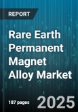 Rare Earth Permanent Magnet Alloy Market by Material Type (Neodymium Iron Boron, Samarium Cobalt), Application (Automotive, Electronics, Energy), Shape, Sales Channel - Global Forecast 2025-2030- Product Image