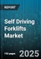 Self Driving Forklifts Market by End User Industry (Automotive, Food & Beverage, Manufacturing), Power Source (Electric, IC Engine), Automation Level, Load Capacity, Navigation Technology, Battery Type - Global Forecast 2025-2030 - Product Thumbnail Image