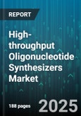 High-throughput Oligonucleotide Synthesizers Market by Chemistry (DNA, Modified, RNA), End User (Academic & Research Institutes, Contract Research Organizations, Diagnostic Laboratories), Synthesizer Type, Throughput, Application, Sales Channel - Global Forecast 2025-2030- Product Image