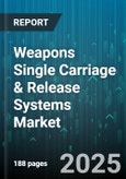 Weapons Single Carriage & Release Systems Market by Platform (Aircraft, Land Vehicle, Naval Vessel), Technology (Electromechanical, Hydraulic, Pneumatic), Component, End User, Operation Mode, Payload Capacity, Sales Channel - Global Forecast 2025-2030- Product Image